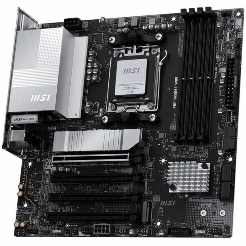 MSI B850M-P WIFI Gaming Desktop Motherboard - AMD B850 Chipset - Socket AM5 - Micro ATX | SKU MB-B85MPWI
