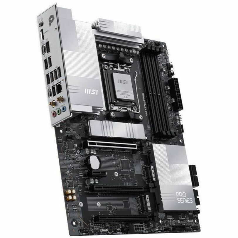 MSI PRO X870E-P WIFI Gaming Desktop Motherboard - AMD X870E Chipset - Socket AM5 - ATX | SKU MB-PX87EPW