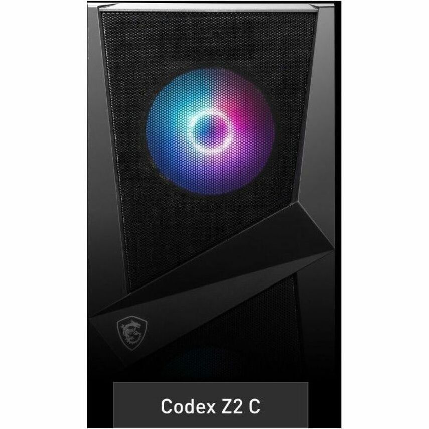 MSI Codex Z2 C8NVL-475US Gaming Desktop Computer - AMD Ryzen 7 8700F - 32 GB - 1 TB PCI Express NVMe 4.0 SSD - Black | SKU MSI-CDZ475