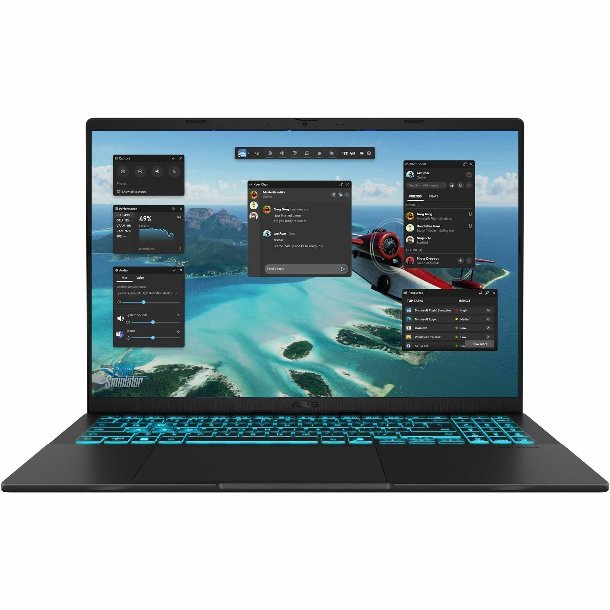 Asus V16 V3607 V3607VM-DS79 16" Gaming Notebook - WUXGA - 144 Hz - Intel Core 7 240H - 32 GB - 1 TB SSD - Black | SKU AS-V367V79