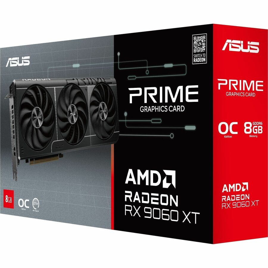 Asus AMD Radeon 9060 XT Graphic Card - 8 GB GDDR6 | SKU AS-P906XO8