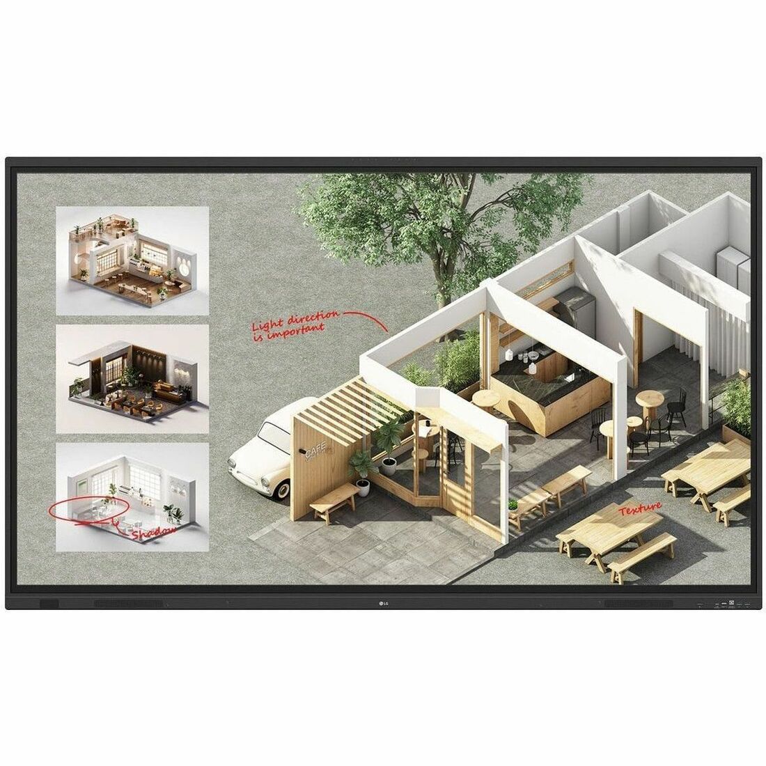 LG CreateBoard 86TR3DQ-B Collaboration Display | SKU LG-86TR3DQ