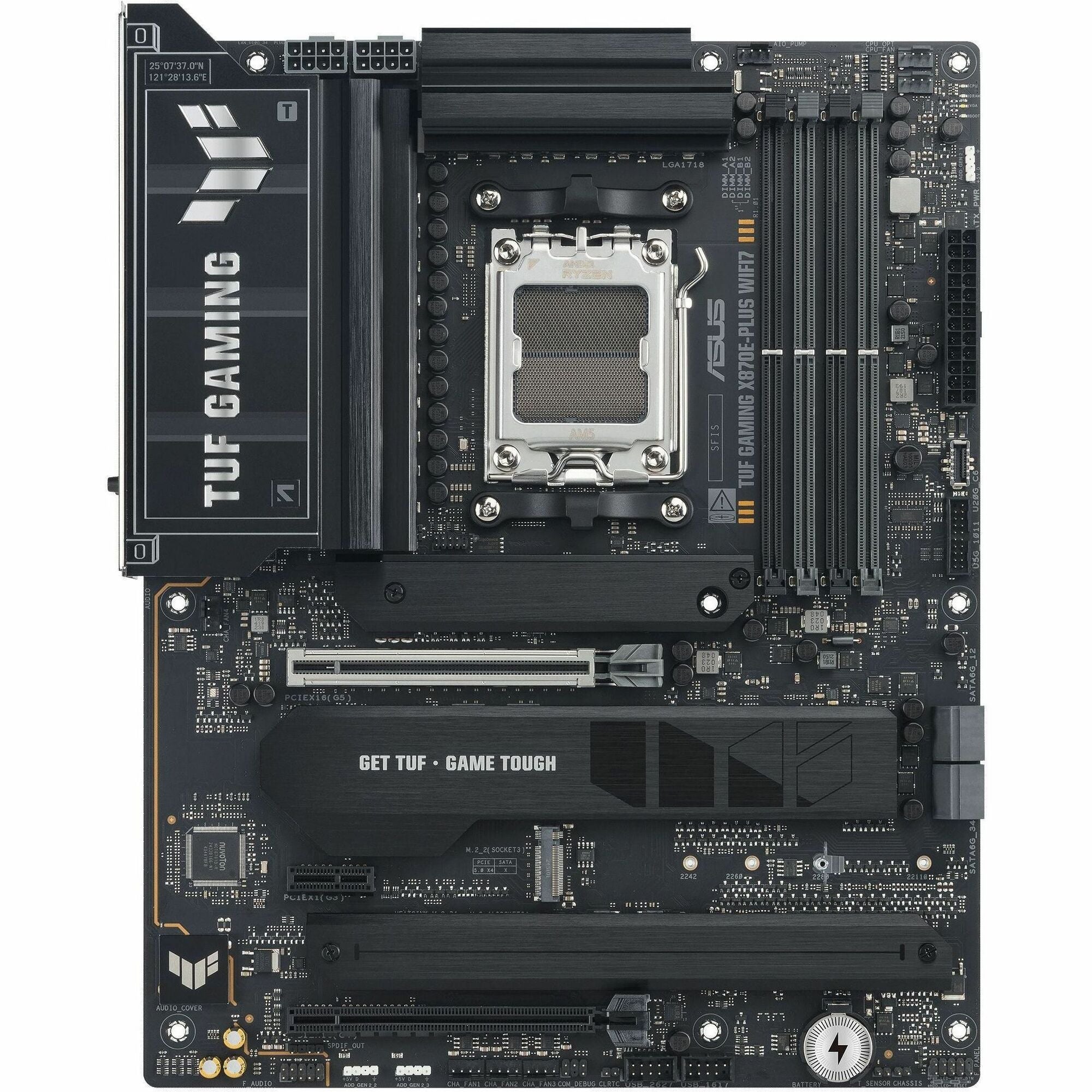 TUF X870E-PLUS WIFI7 Gaming Desktop Motherboard - AMD X870E Chipset - Socket AM5 - ATX | SKU MB-TX87EP7