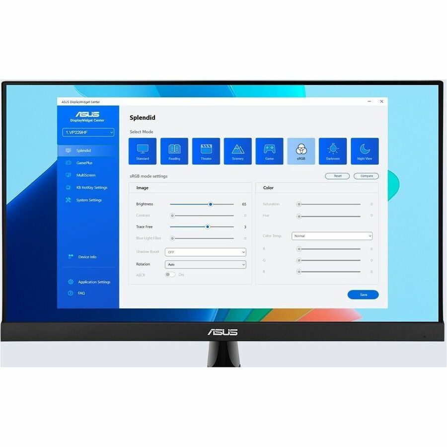 Asus VP229QF 22" Class Full HD Gaming LED Monitor - 16:9 | SKU AS-VP229QF