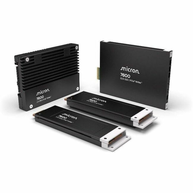 Micron 7600 MAX 3.20 TB Solid State Drive - E3.S (7.5 mm) Internal - PCI Express NVMe (PCI Express NVMe 5.0 x4) - Mixed Use - TAA Compliant | SKU R7600M3T2B