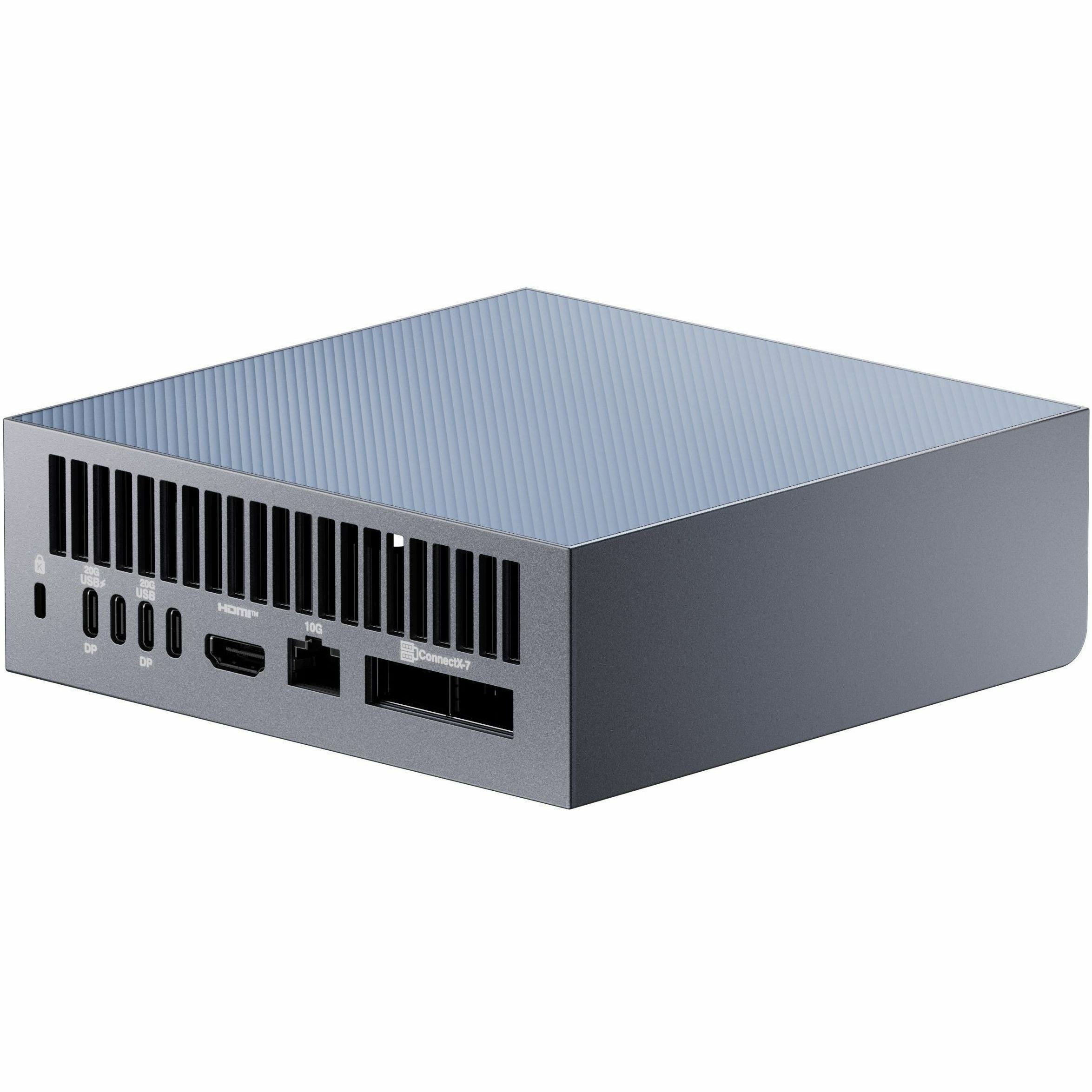 Asus Ascent GX10-GG0010BN Desktop AI Computer - ARM Cortex X925 - 128 GB - 1 TB PCI Express NVMe 4.0 x4 SSD - Stellar Gray - TAA compliant | SKU AS-GX101BN