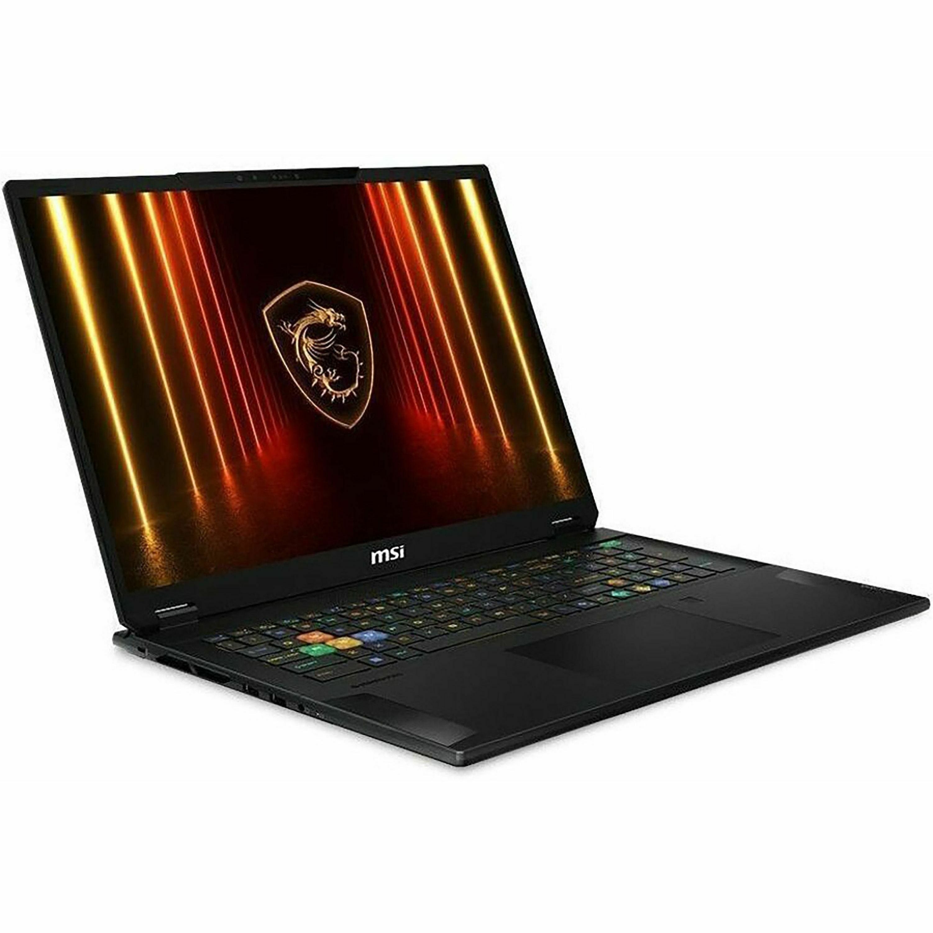 MSI Stealth A18 AI+ A3HWIG-028US 18" Copilot+ PC Gaming Notebook - UHD+ - 120 Hz - AMD Ryzen AI 9 365 - 32 GB - 2 TB SSD - Midnight Black | SKU MSI-STA028