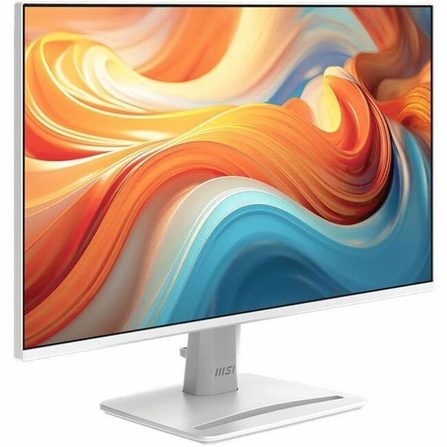 MSI PRO MP243W E14 - PRO MP243WE14 - Business Productivity Monitor White - 23.8" IPS FHD 144Hz Adaptive-Sync Display - HDMI - VGA | SKU MSI-MP24WE