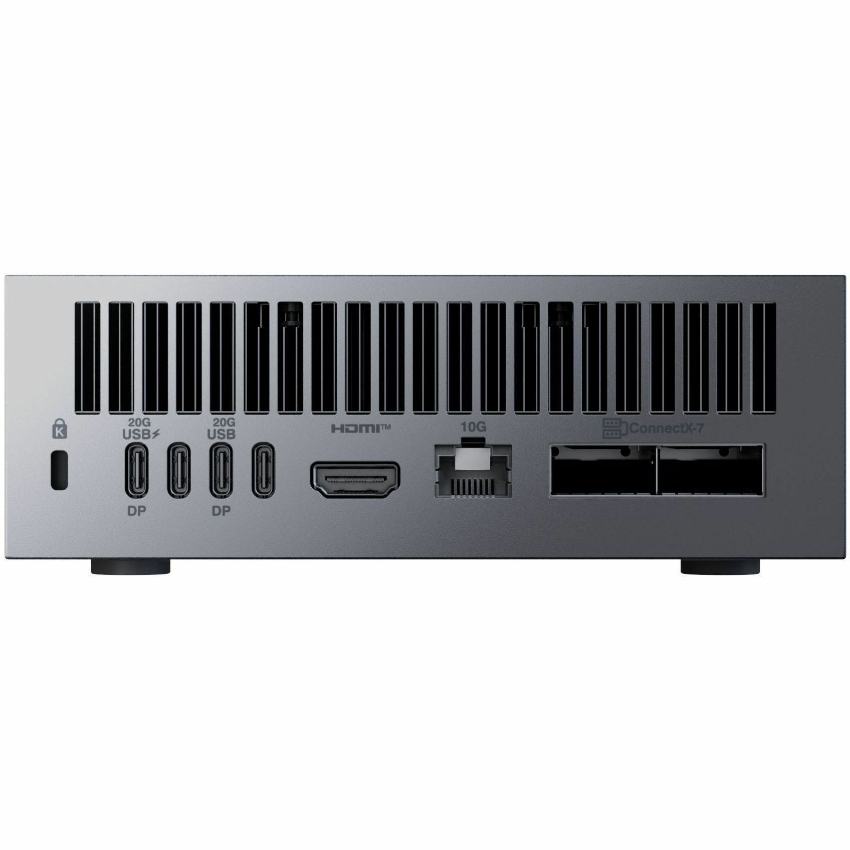 Asus Ascent GX10-GG0020BN Desktop AI Computer - ARM Cortex X925 - 128 GB - 2 TB PCI Express NVMe 4.0 x4 SSD - Stellar Gray - TAA compliant | SKU AS-GX102BN