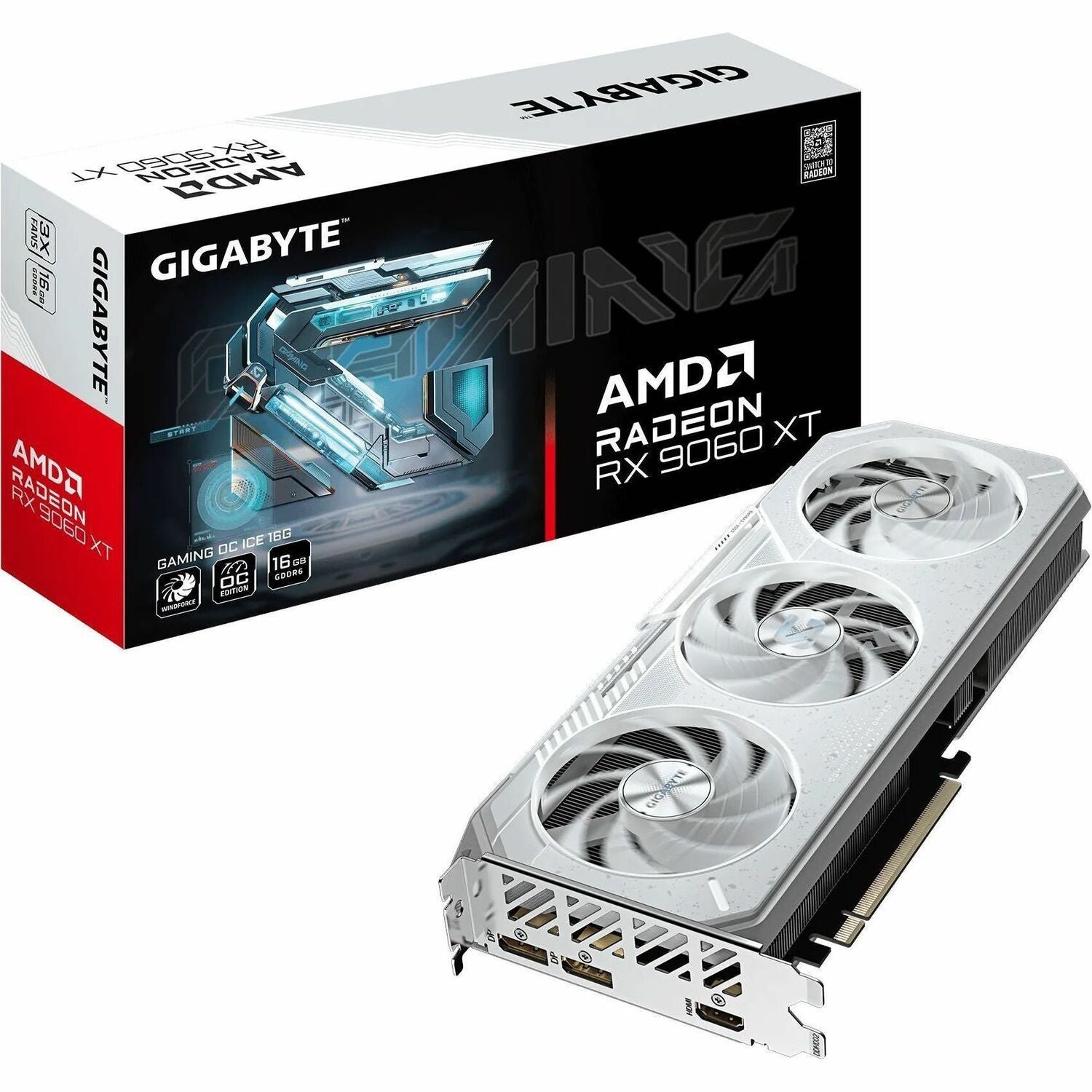 GIGABYTE AMD Radeon RX 9060 XT Graphic Card - 16 GB GDDR6 | SKU GA-R96XGCI