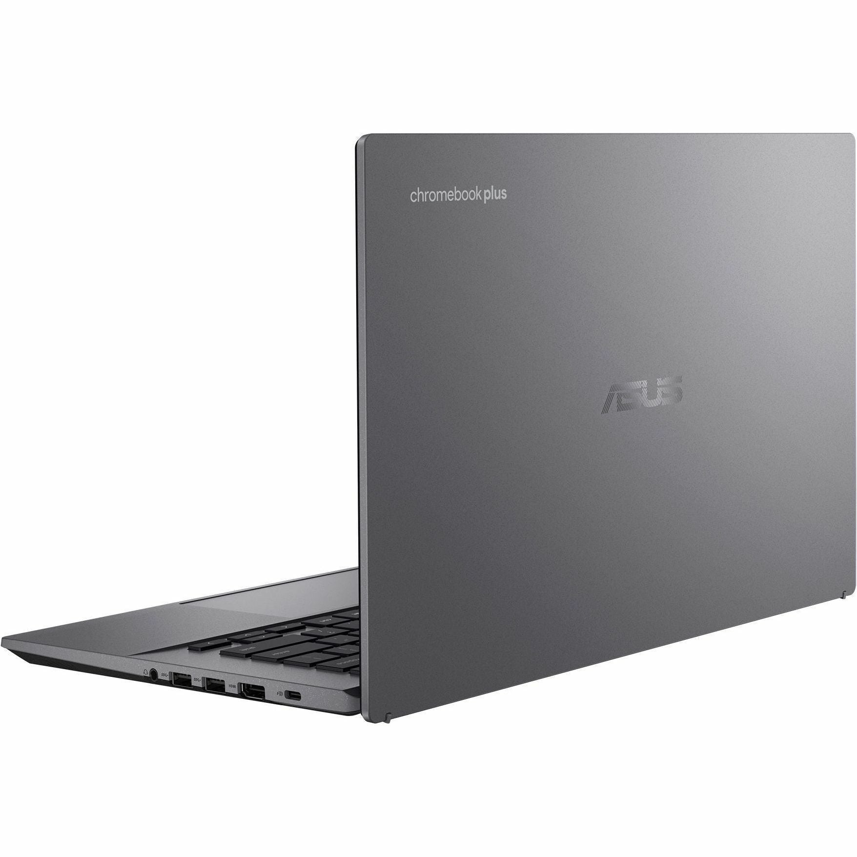 Asus Chromebook Plus CX34 CX3402CVA-DB388T-GR 14" Touchscreen Chromebook - Full HD - Intel Core 3 100U - 8 GB - 128 GB Flash Memory - Rocky Gray | SKU AS-C34V38T