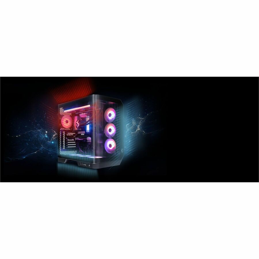 MSI Vision ZS 9NVV-2080US - White Gaming Desktop - AMD Ryzen™ R9-9950X3D - Geforce 5080 White - 32GB DDR5 Memory - 2TB M.2 NVMe - Windows 11 - 1 Year Warranty | SKU MSI-VIS080