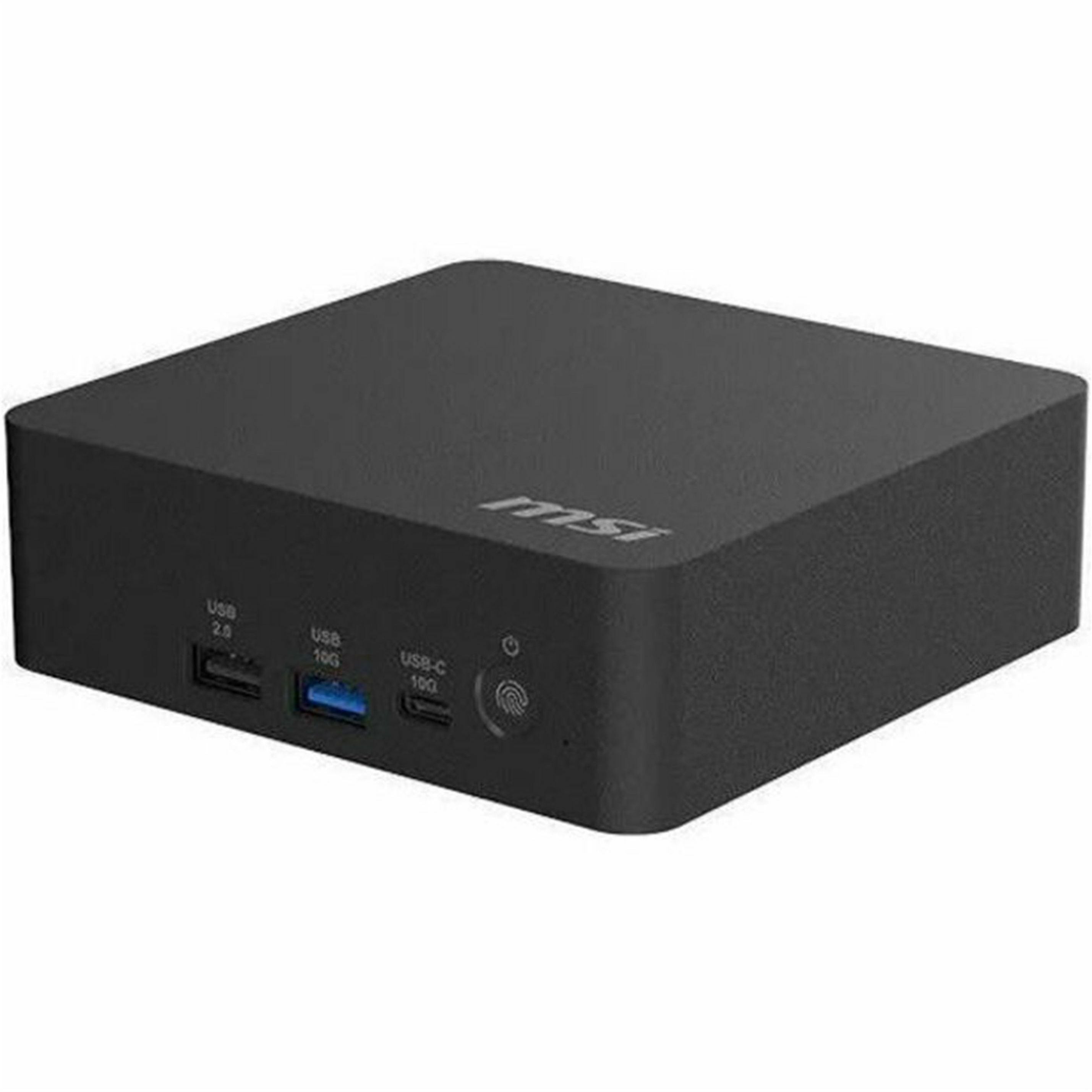 MSI Cubi NUC AI+ 3MG Cubi NUC AI+ 3MG-023US Desktop Computer - Intel Core Ultra 5 Series 3 322 - 16 GB - 1 TB PCI Express NVMe SSD - Mini PC - Black | SKU MSI-CUB023
