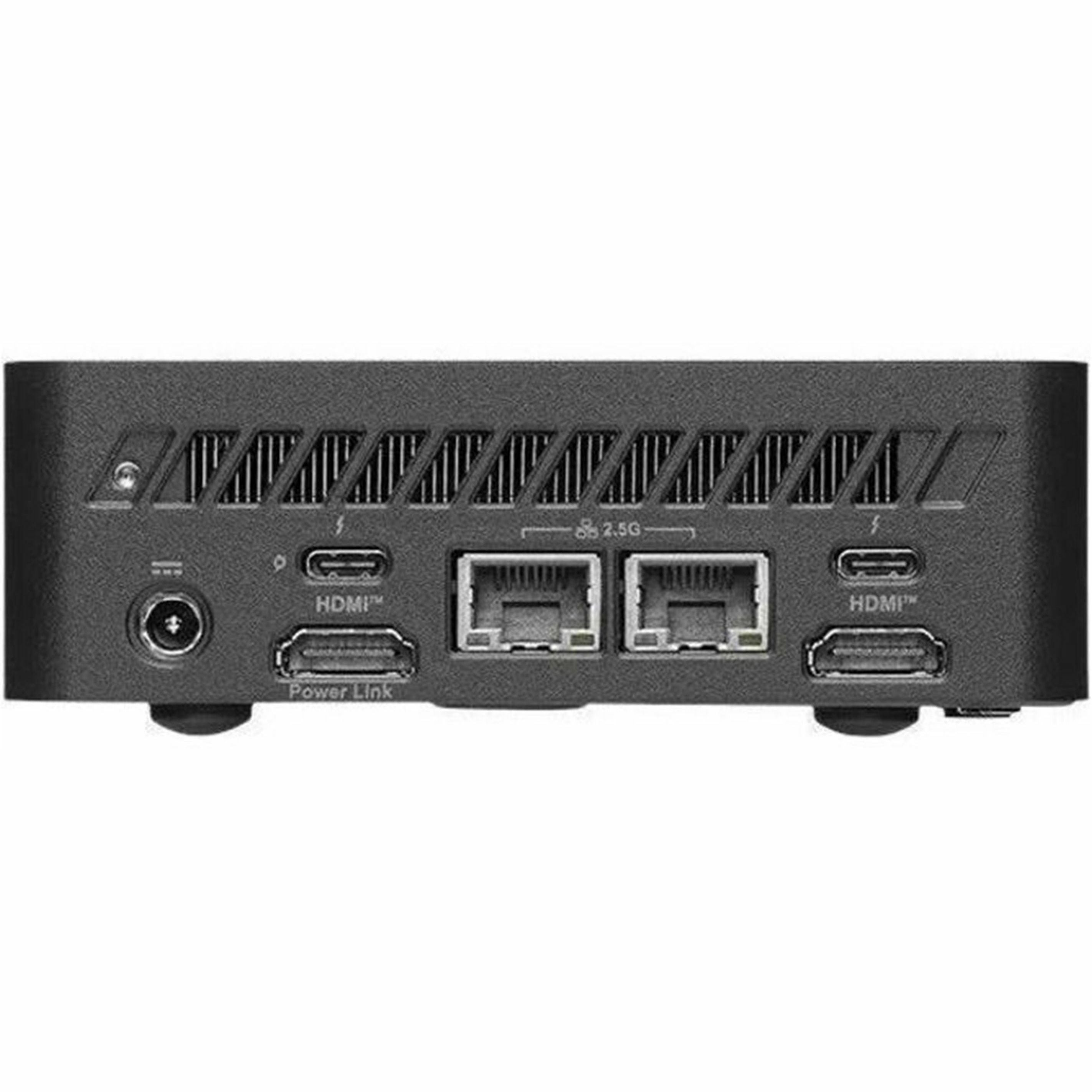 MSI Cubi NUC AI+ 3MG Cubi NUC AI+ 3MG-017US Desktop Computer - Intel Core Ultra 9 Series 3 386H - 16 GB - 1 TB PCI Express NVMe SSD - Mini PC - Black | SKU MSI-CUB017