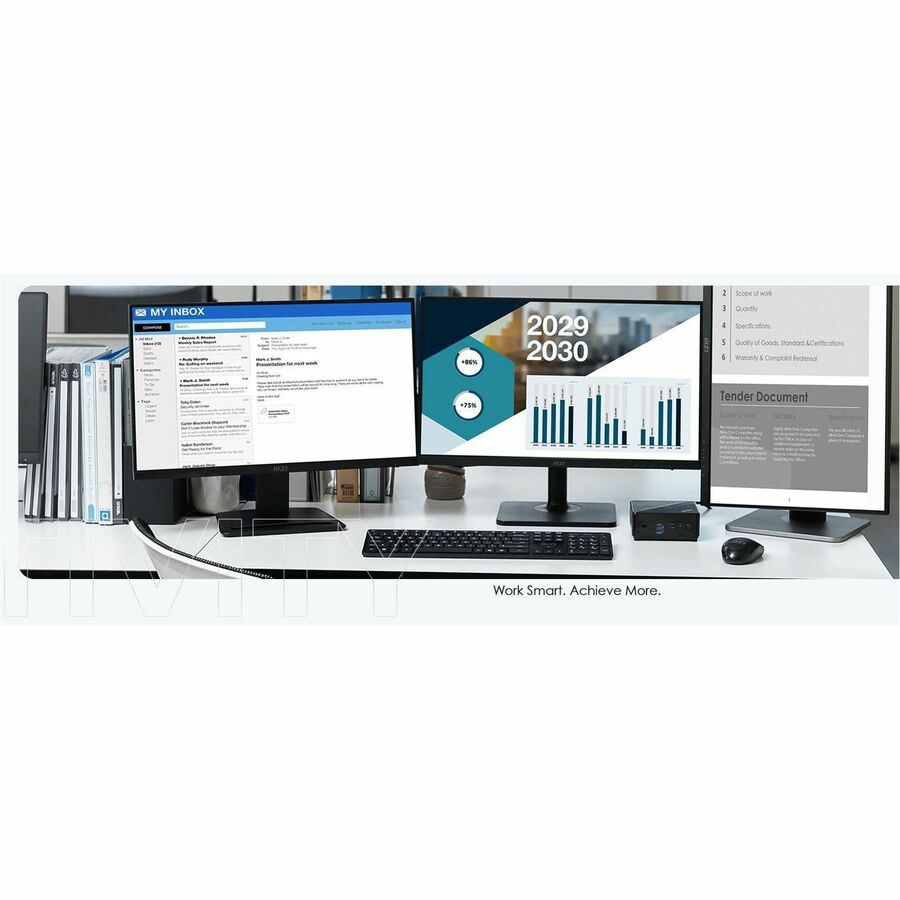 MSI Cubi 5 1M Cubi 5 1MA-665US Desktop Computer - Intel Core 5 Series 1 120U - 8 GB - Mini PC - Black | SKU MSI-CUB665