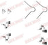 Accessory Kit Brake Pads FDB308 Toyota Conquest, Corolla,Cressida (109-1030-1)