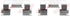 Accessory Kit Brake Pads FDB1573 Toyota Runx (109-1293-1)