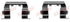 Accessory Kit Brake Pads FDB435/ FDB600 Hyundai Accent Getz (109-1669-1)