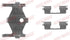 Accessory Kit Brake Pads Hyundai Elantra,Tiburon/Kia Cerato/Nissan Maxima Iii (109-1710-1)