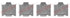 Accessory Kit Brake Pads FDB1860 Kia K2500,K2700 (109-1718-1)