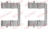 Accessory Kit Brake Pads FDB1595 1990 Hyundai H1 H100,Kia Sedona (109-1744-1)