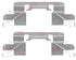 Accessory Kit Brake Pads FDB1997/4023 Mitsubishi Pajero,Triton, Nissan Navara / Pathfinder (109-1769-1)