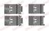 Accessory Kit Brake Pads Ford (109-1901-1)