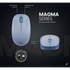 VolkanoX Magma Bluetooth Wireless Mouse - Blue Grey