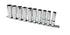 10Pc 3/8 Drive Deep Socket Set (10 - 19Mm) AMPRO T45204