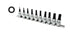 10Pc 3/8 Drive Hex Bit Socket Set 48Mm (2-10Mm) AMPRO T33205