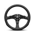 Momo Competition Black Leather Sport Steering Wheel (350mm)