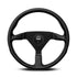 Momo 11111785225R Montecarlo Black Leather 350mm Sport Steering Wheel