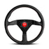 Momo 11111785BKRER Montecarlo Black & Red 350mm Leather Sport Steering Wheel