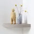 Floating Corner Shelf, Driftwood, 290mm x 290mm x 38mm