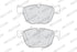 Front Brake Pads for BMW X5 and X6 ATE System Prepared for Wear Warning Indicator FDB4052