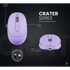 VolkanoX Crater Bluetooth Wireless Mouse - Purple