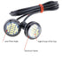 12 SMD Super White LED Eagle Eye Bulbs