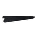 Double Slot Wallband Bracket, Black, 220mm