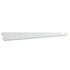 Double Slot Wallband Bracket, White, 365mm