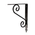Shelf Bracket, Black, 190mm x 240mm