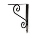Shelf Bracket, Black, 190mm x 240mm