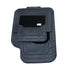 Rubber Floor Mats with Heel Pad and Grid Pattern (4piece set)