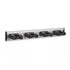 Utility Holder, 4 Hook, Aluminium Plate