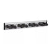 Utility Holder, 4 Hook, Aluminium Plate