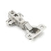 Hinge, , Full Overlay -45°/110°, 0mm, 2 Hole Plate, Slide-On