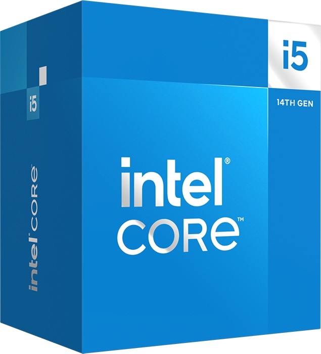 Intel Core i5 14400 Up to 4.7 GHZ; 10 Cores (6P+4E); 16 Thread; 20MB Smartcache; 65W TDP; Intel® Laminar RM1 Cooler included