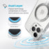 Speck Gemshell Grip MagSafe Case - Apple iPhone 16 Pro Max - Clear & Chrome