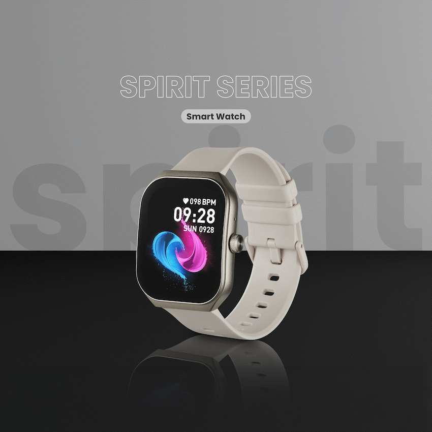 Volkano Spirit Series Smart Watch - Starlight Silver