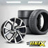 15 Inch MX0582 GTI Club Sport Style Wheel & Tyre Combo - 5x100 PCD