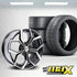 15 Inch MX119-15 Polo Life GTI Style Faro Wheel & Tyre Combo - 5x100 PCD